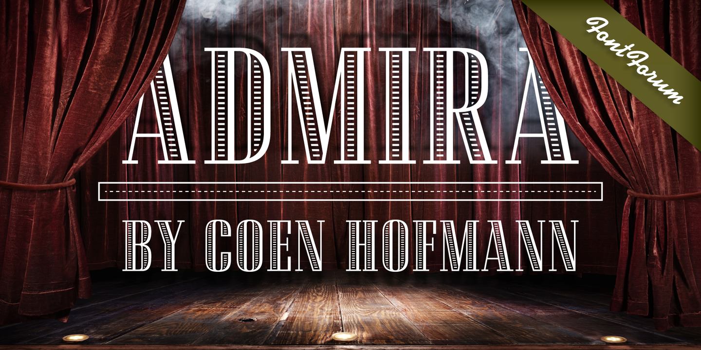 Admira Font preview